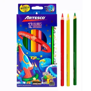 12 COLORES SUPER INTENSOS ARTESCO