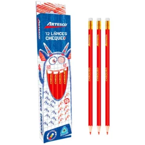 12 LAPICES CHEQUEO ARTESCO