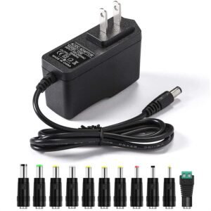 ADAPTADOR DE CORRIENTE 9V/12V 2 EN 1 PLUGS