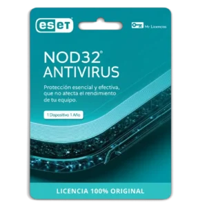ANTIVIRUS ESET NOD32 1 AÑO LICENCIA ORIGINAL 1 EQUIPO