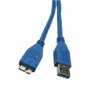 Cable USB 3.1 Macho A Micro B Para Disco Duro Externo Hdd Azul