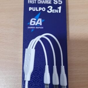 CABLE USB 3 TIPOS DE ENTRADA TURBO S5 CHARGE