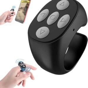 Controlador de vídeo con huella dactilar para teléfono móvil, dispositivo de Control remoto con giro de página de vídeo corta, BLE-M3, nuevo