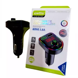 EWTTO 2 EN 1 SOPORTE Y CARGADOR DE AUTO ETD7453B