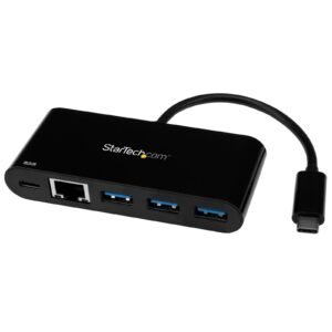 HUB USB TIPO C PUERTO ETHERNET RJ45 Y 3 USB