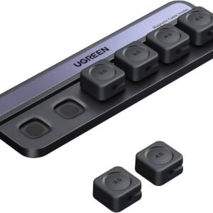 ORGANIZADOR DE CABLE CLIPS 6 PIEZAS