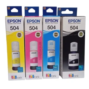 Tinta Epson Original 504 NEGRO , CIAN , MAGENTA Y AMARILLO