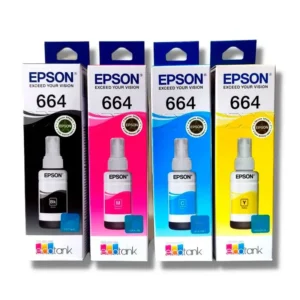 Tinta Epson Original 664 NEGRO,CIAN,MAGENTA Y AMARILLO