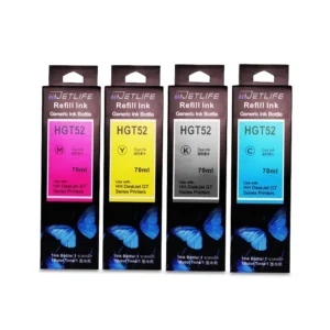 Tinta Jet life HGT52 CIAN,MAGENTA,AMARILLO Y NEGRO - COMPATIBLE