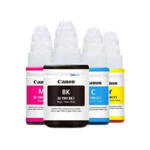TINTA PARA IMPRESORA CANON PIXMA 190 CIAN,MAGENTA,AMARILLO Y NEGRO