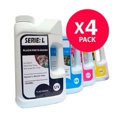 TINTA PARA IMPRESORA EPSON T664 CIAN,MAGENTA,AMARILLO Y NEGRO TOPJET
